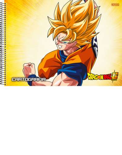 Caderno De Desenho Dragon Ball Super C/4 60 Fls Cartografia