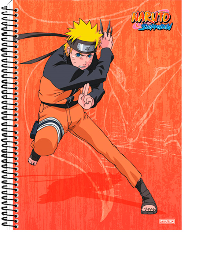 CADERNO UNIV. 1X1 C.D BORUTO 80FLS - SAO DOMINGOS